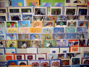 large range of cards