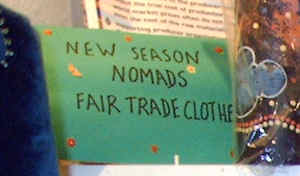 fair trade clothing from nomad